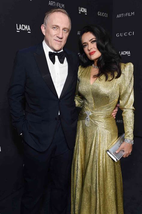 who is salma hayek husband ceo of vuitton